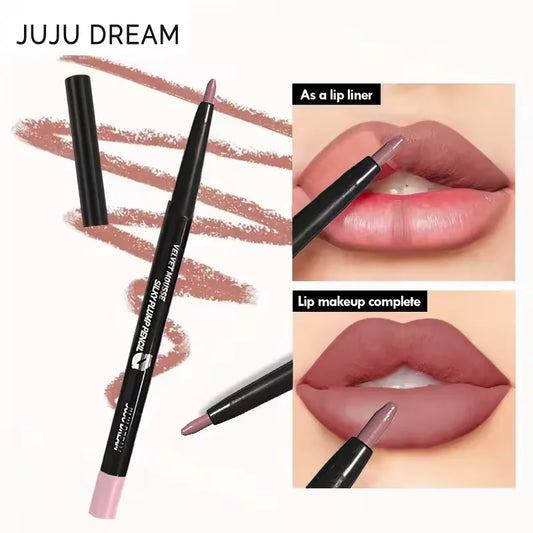 Long-Lasting Waterproof Matte Lip Liner Hydrating Non-Sticky Lip Makeup Contours Lips 5 Shades Available Lipstick Replacement