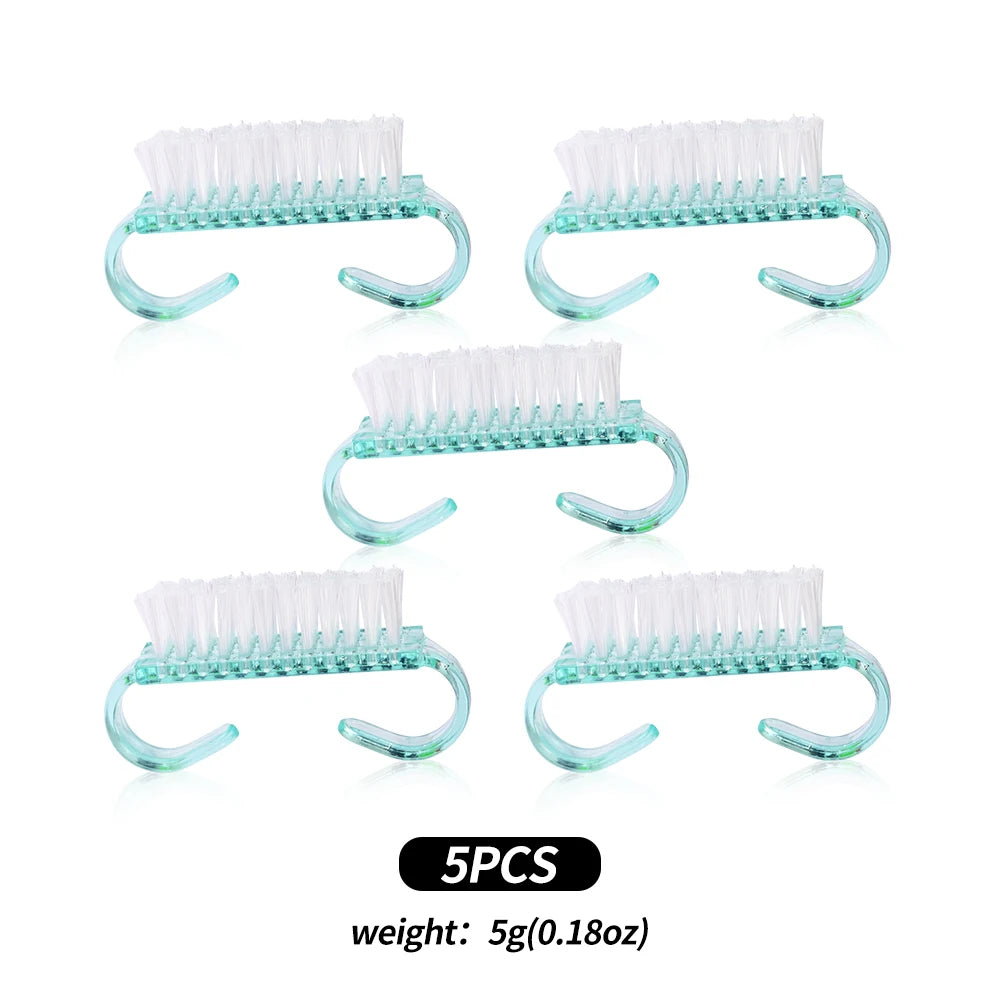 3/5/8Pcs Sculpture Dotting Pen Nail Art Silicone Brush Colorful Crystal Dual-head Carving Flower Painting Pen DIY Manicure Tools