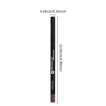 Long-Lasting Waterproof Matte Lip Liner Hydrating Non-Sticky Lip Makeup Contours Lips 5 Shades Available Lipstick Replacement