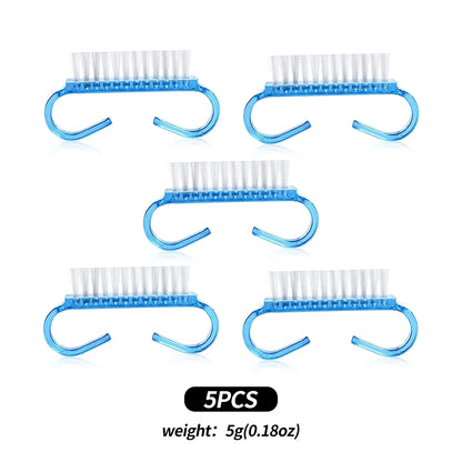 3/5/8Pcs Sculpture Dotting Pen Nail Art Silicone Brush Colorful Crystal Dual-head Carving Flower Painting Pen DIY Manicure Tools