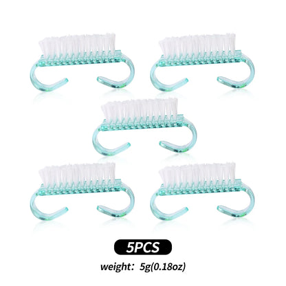 3/5/8Pcs Sculpture Dotting Pen Nail Art Silicone Brush Colorful Crystal Dual-head Carving Flower Painting Pen DIY Manicure Tools